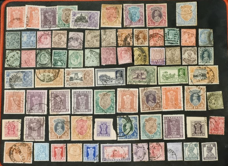 INDIA OLD nice collection of stamps #661