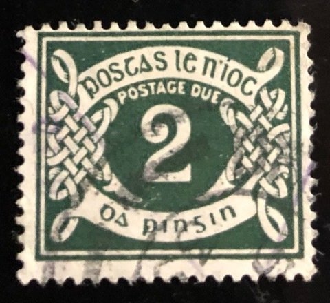 Ireland Scott# J3 F/VF Used  stamp Cat. $11.00