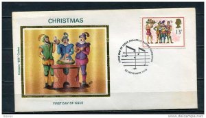 Great Britain 1978 Cover FDC Special Cancel Colorano SilkCachet Christmas Boar