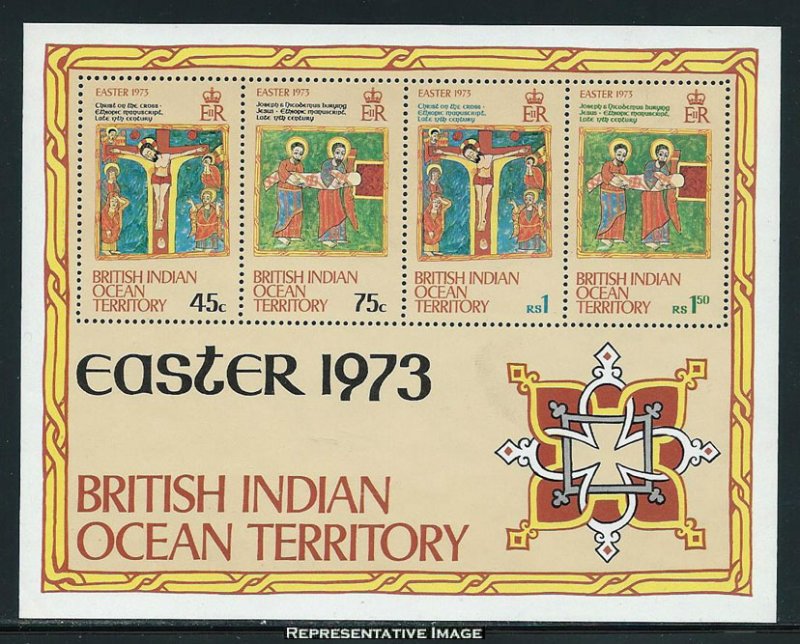 British Indian Ocean Territory Scott 53a Mint never hinged.