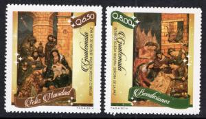 Guatemala 699-700 Christmas MNH VF