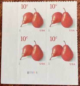 US #5178 MNH Plate LL Block of 4 Red Pairs SCV $.80