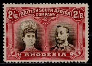 RHODESIA GV SG156, 2s 6d sepia & deep crimson, M MINT. Cat £425. LONG GASH III