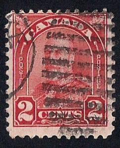 Canada #165 2 cents SUPERB FANCY CANCEL George Stamp used A