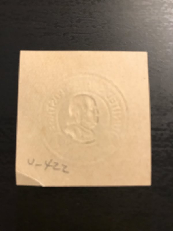 US SC# U422 Franklin Cut Square Unused
