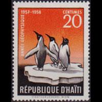 HAITI 1958 - Scott# 425 Penguin 20c LH