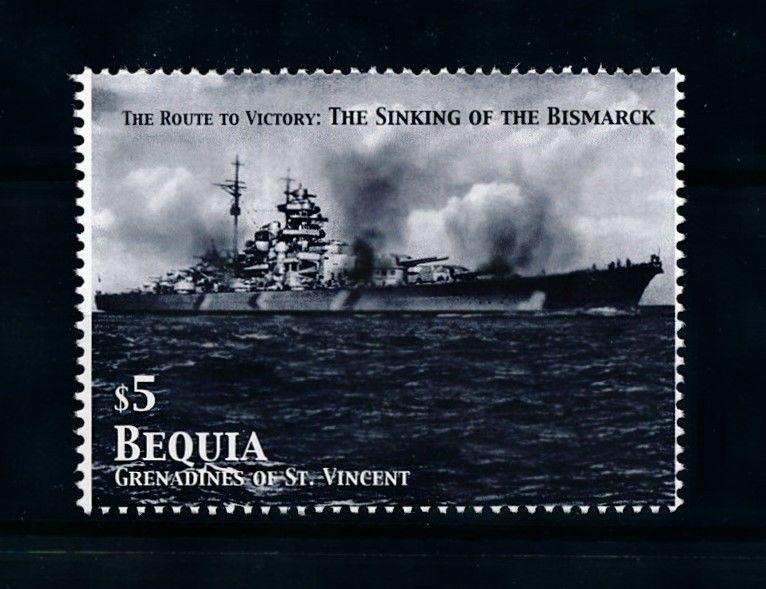 76353 Bequia Gren St Vincent 2005 World War Ii Bismarck