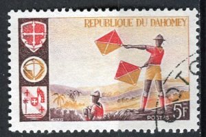 Dahomey 1966: Sc. # 222; Used CTO Single Stamp