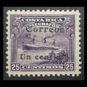 COSTA RICA 1911 SCOTT # 88. UPH. OVERPRINTED. ITEM 1