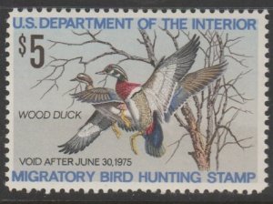 U.S. Scott Scott #RW41 Duck Stamp - Mint NH Single