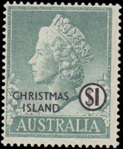 Christmas Island #1-10, Complete Set(10), 1958, Never Hinged