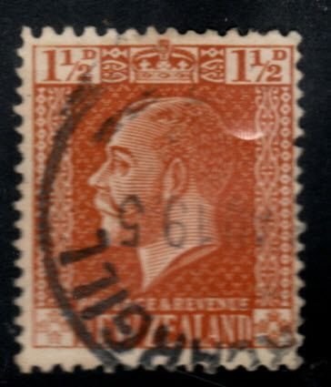 New Zealand Scott 162 Perf 14x15 used KGV stamp