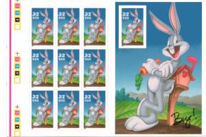 US 3138 - 32¢ Bugs Bunny Die Cut Unused