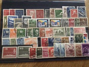 Sweden mounted mint or used stamps  A12400