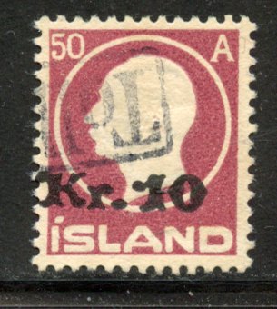 Iceland # 140, Used Revenue.  CV $ 35.00