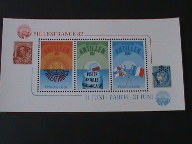 NETHELANDS-ANTILLEN  SC#484a PHILEXFRANCE'82 INTEL.STAMP SHOW -MNH S/S VF