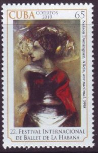 CUBA Sc# 5180 INTERNATIONAL BALLET FESTIVAL HAVANA dance  2010 MNH mint