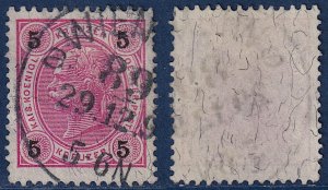 Austria - 1890 - Scott #54 - used - WIEN 89 pmk