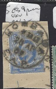 EAST AFRICA AND UGANDA (P2510B) KE  15C  SG 39 PIECE  MOMBASA SON CDS  VFU 