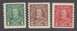 Canada #228-230 Mint Set