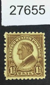 US STAMPS #582 MINT OG NH  LOT #27655