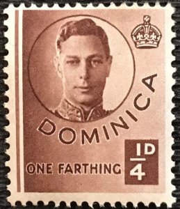 Dominica Scott #111 *MH* Single King George VI SCV $1.00