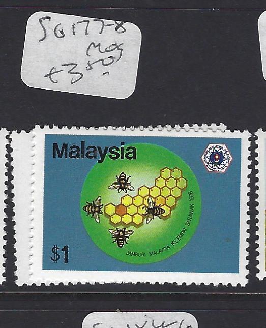 MALAYSIA (P3008B)  SG  177-8    MOG