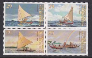 Micronesia 176a Canoes MNH VF