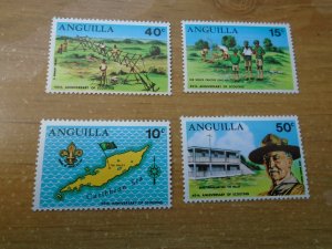 Anguilla  #  95-98  MH    Scouting