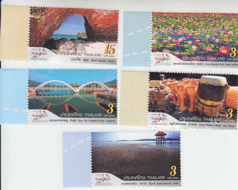 2018 Thailand Exhibition Tourist Destinations (5) (Scott NA) MNH