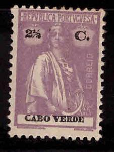 Cape Verde Scott 179 MH* Ceres stamp similar centering