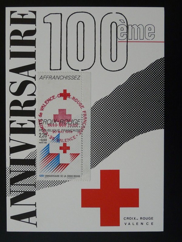 Red Cross maximum card France 1989