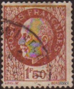 France 1942 Sc#440 1.50f Marshal Petain USED.
