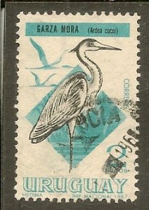 Uruguay   Scott 752   Bird   Used
