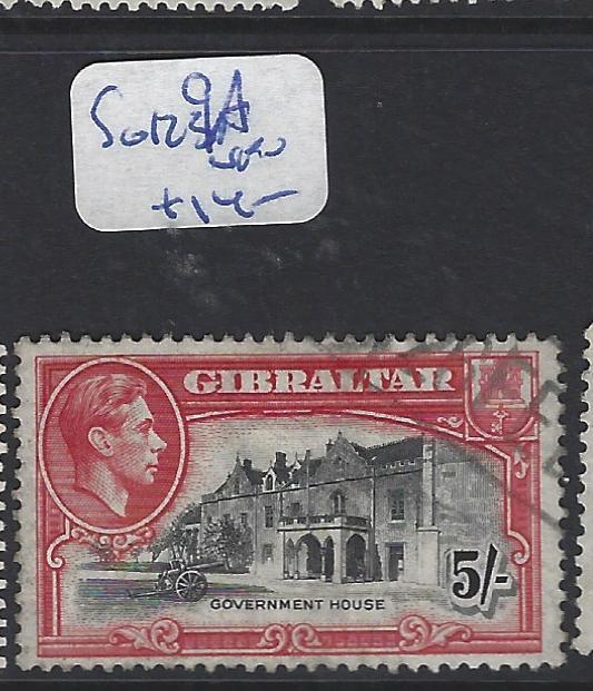 GIBRALTAR (P0504B)   KGVI  5/-  SG 129A    VFU