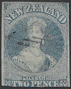 New Zealand 8   1859   2p   fine used