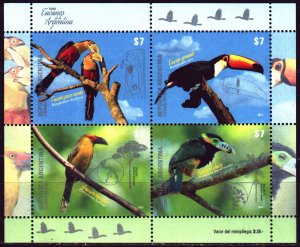 Argentina. 2015. bl150. Birds, fauna. MVLH.