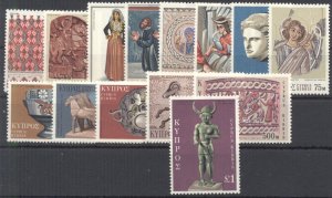 Cyprus 1971 Full year SET MNH VF