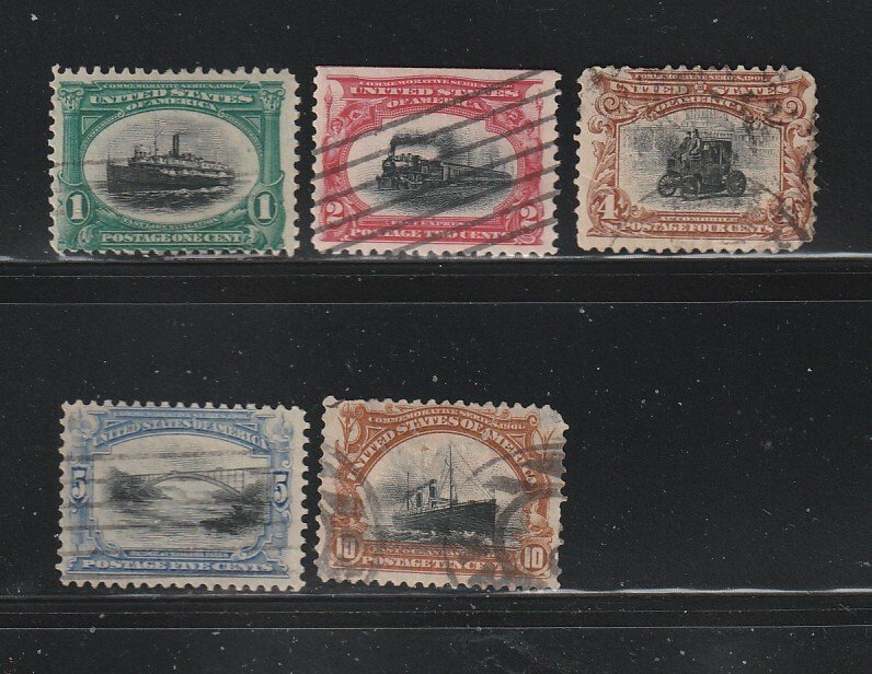 United States 293-297, 299 U Pan American Exposition (B)