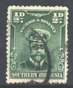 Southern Rhodesia Scott 1 - SG1, 1924 George V 1/2d used