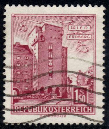 Austria #623 Rabenhof Building, used (0.25)