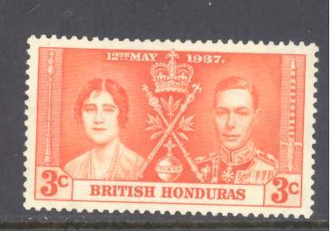 British Honduras Sc # 112 mint hinged (RS)