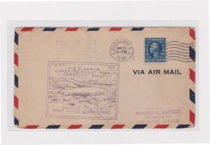U.S. - 396 - On cover - Coast to Coast - U.S.S. Akron - Lakehurst NJ