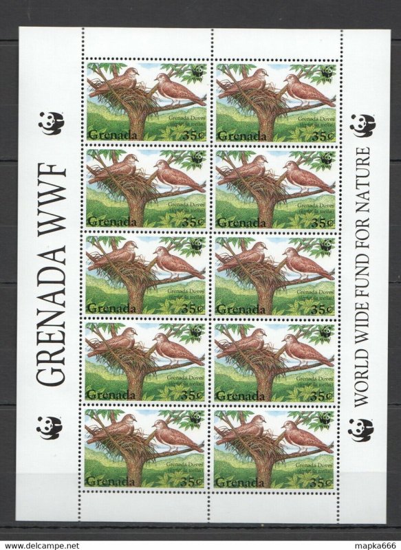 Grenada Fauna Water Birds Of The World Wwf 1Sh ** Stamps Pk132