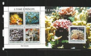 ST THOMAS AND PRINCE ISLAND CORAL MNH