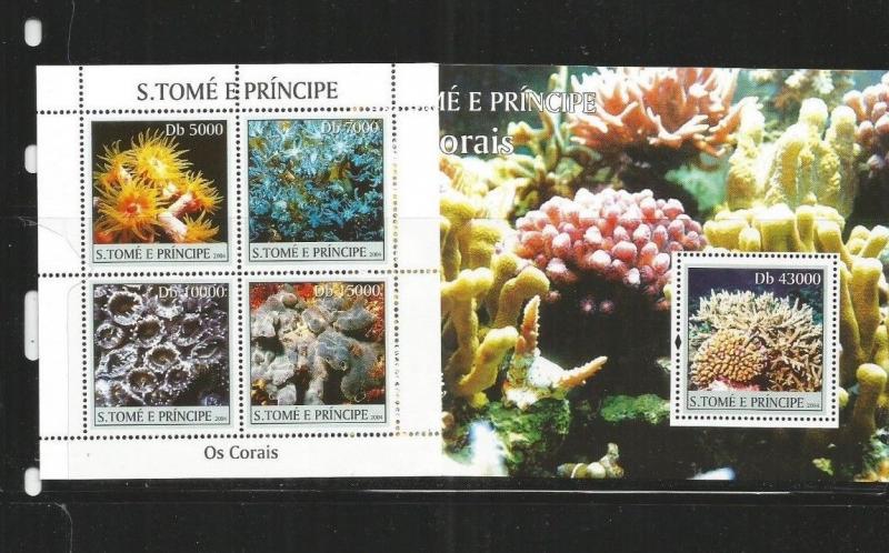 ST THOMAS AND PRINCE ISLAND CORAL MNH