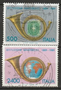 Italy 1989 Sc 1780-1 set used