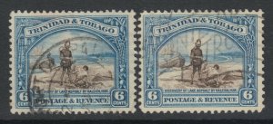 Trinidad & Tobago, Scott 37-37a (SG 233-233a), used