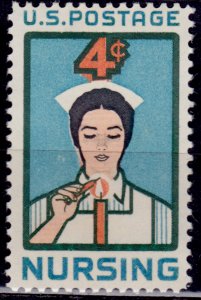 United States, 1961, Nursing Issue, 4c, sc#1190, MNH