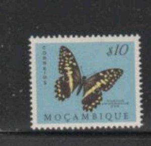 MOZAMBIQUE #364 1953 10c BUTTERFLY MINT VF LH O.G a